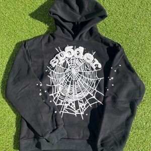 Spider Black Hoodie for Men